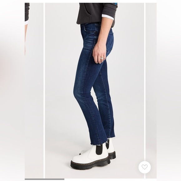 MOTHER THE RASCAL ANKLE SNIPPET IN A TRIP DOWN MEMORY LANE SUPER STRETCH DENIM - Picture 4 of 16